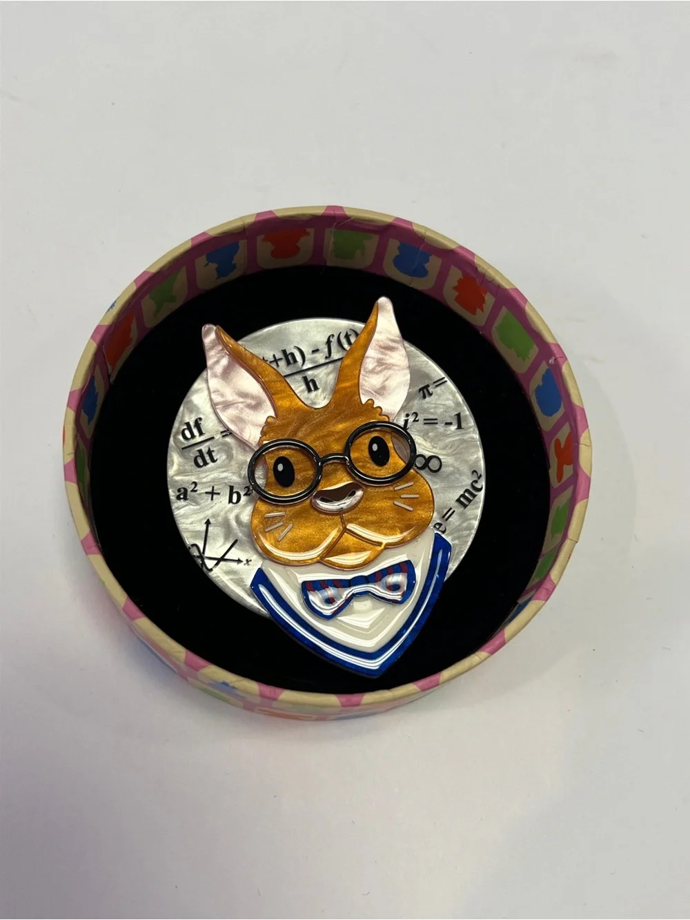 NWT! Erstwilder X Lucia The Brightest Bunny Brooch